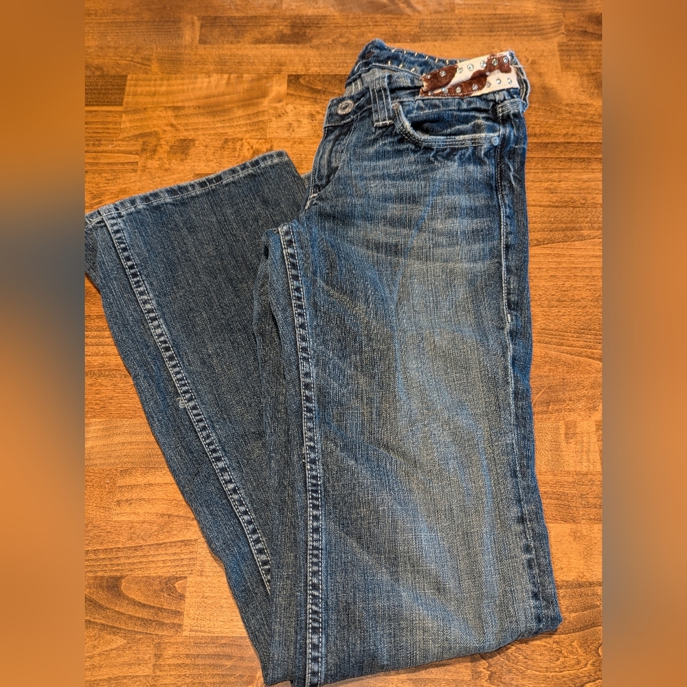 Miss Me Women's Boot Cut Jeans in Faded Blue - Picture 4 of 16